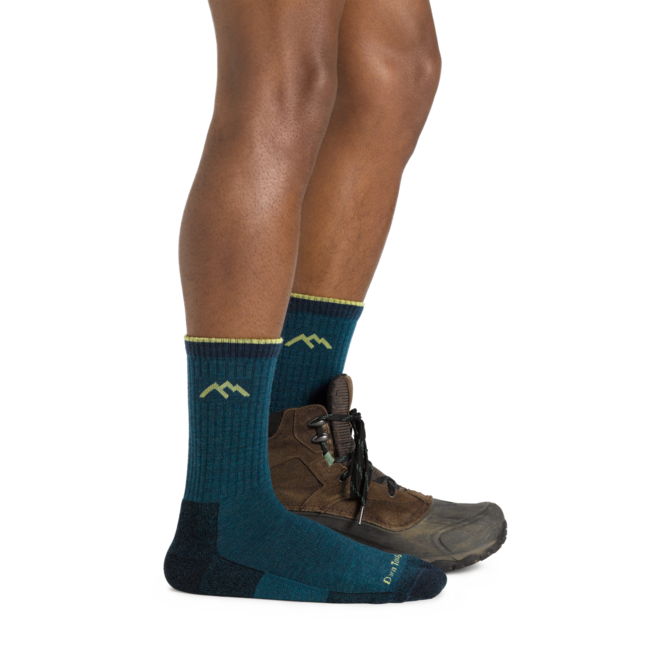 Darn Tough Hiker Micro Crew Midweight туристически чорапи с амортизация, Dark Teal