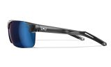 Wiley X Prime Слънчеви очила Captivate Polarized синьо огледало, глосово кристално сиво