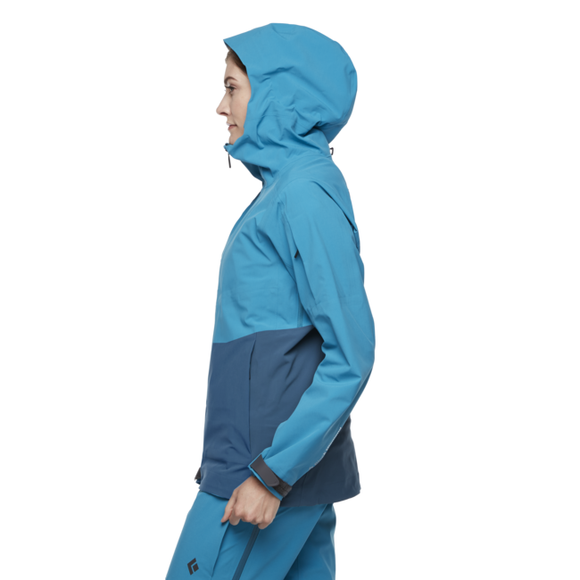 Black Diamond Recon Stretch Ski Shell ски яке дамски, синьо-азурит