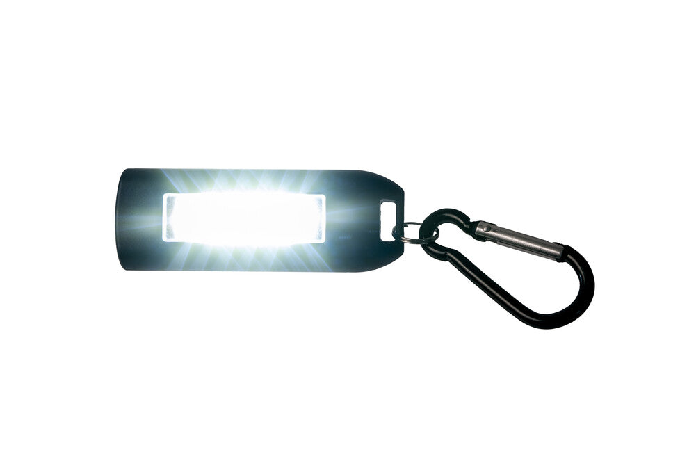 BasicNature USB LED ключодържател, черен