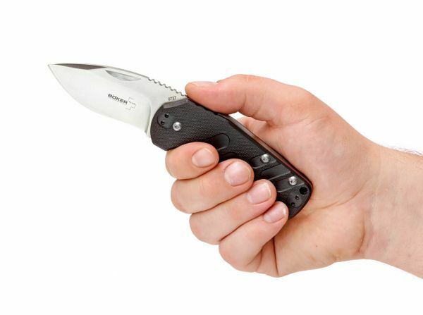 BÖKER® Worldwide джобен нож 6,8 см, черен, G10