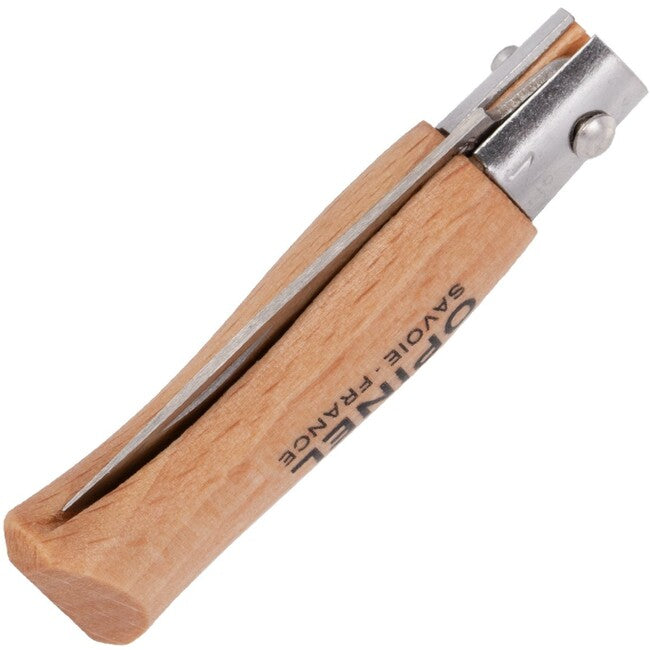 Opinel N°02 сгъваем нож Inox Beech, кафява