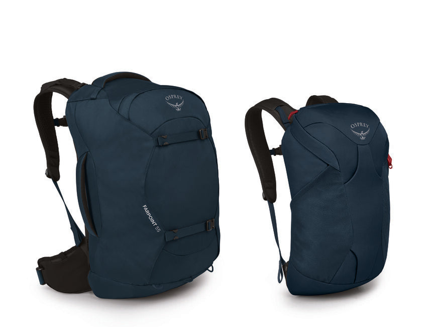 OSPREY FARPOINT 55 туристическа раница, приглушено космическо син