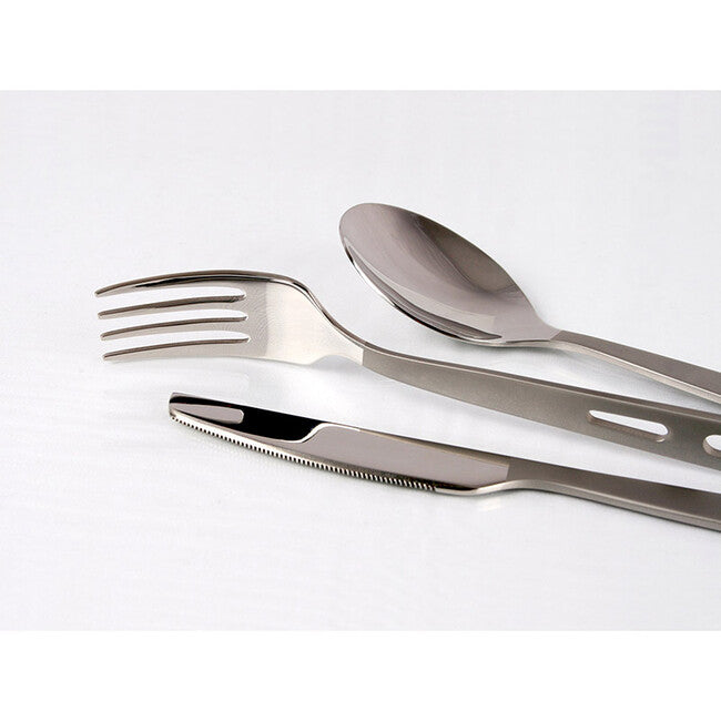 Lifeventure Knife Fork Spoon Set - Basic туристически прибори