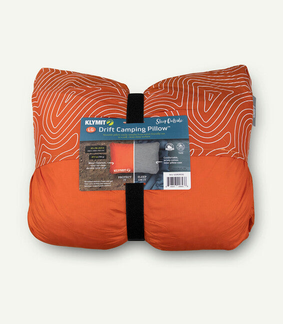 Klymit Drift Pillow туристически възглавница LARGE, оранжева