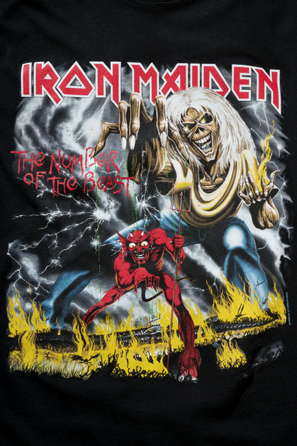Brandit Iron Maiden тениска Number of Beast II, черна