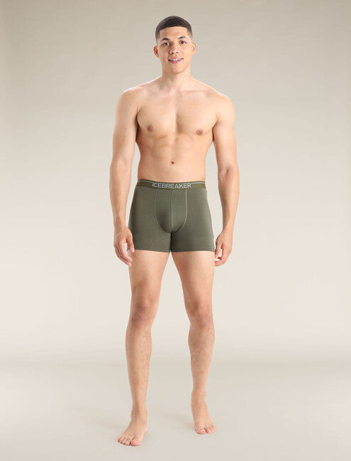 Icebreaker Anatomica мъжки боксерки, зелена