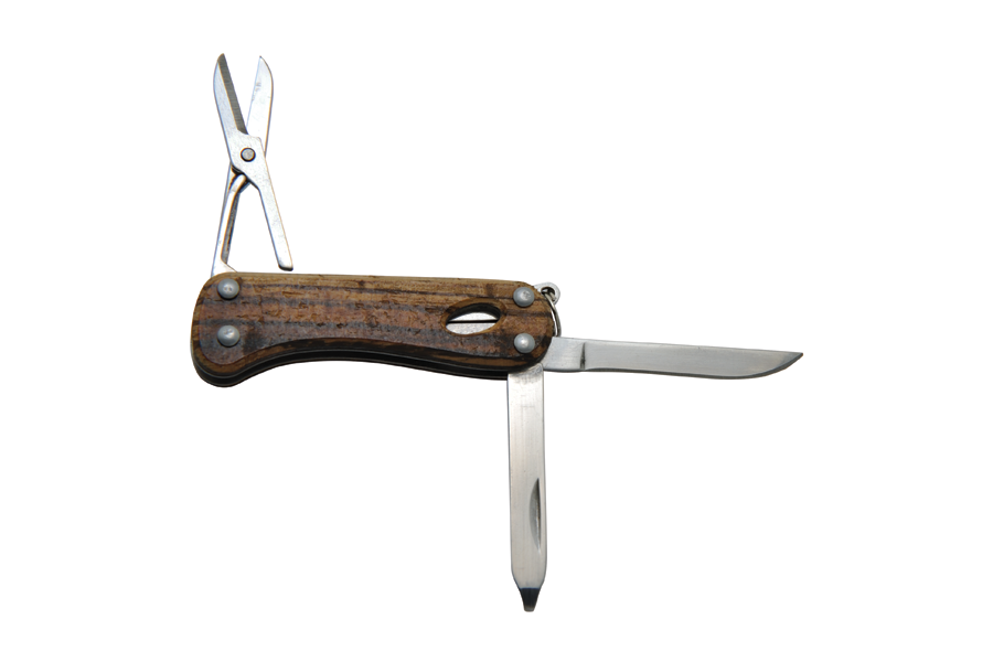 Baladeo ECO170 Barrow многофункционален нож 5 функции, zebra дърво