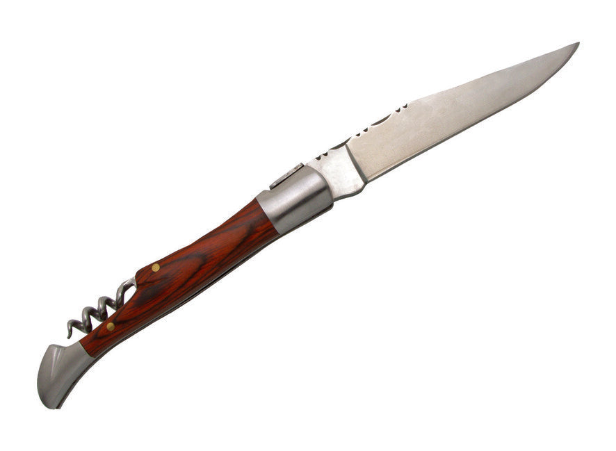 Laguiole DUB039 джобен нож, острие 12cm, стомана 420, дръжка кафява staminy
