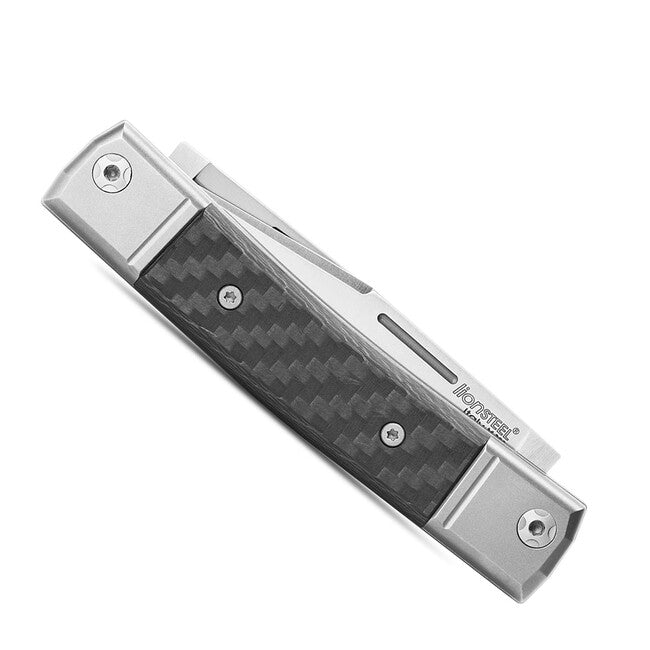 Lionsteel BestMAN BM13 CF нож с двойка острия от стомана M390