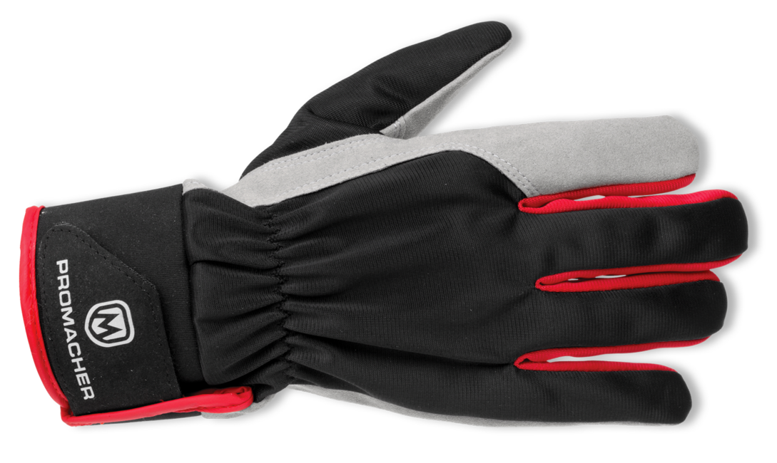 BENNON CARPOS VELCRO защитни ръкавици, сива/оранжева (12 бр.)