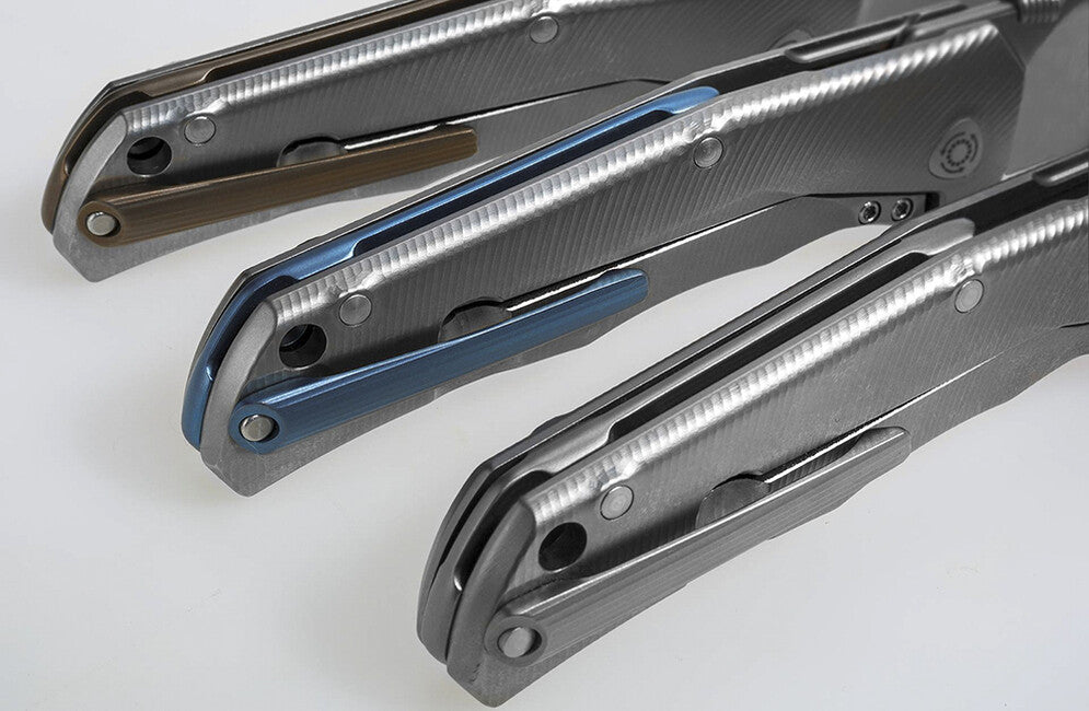 Lionsteel TRE GY джобен нож с острие M390, много устойчив