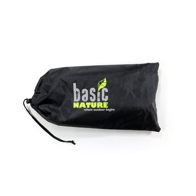 BasicNature Compact сгъваемо кресло, черно / оранжево