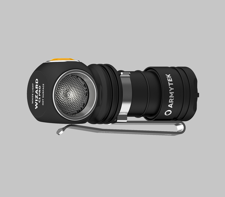 ArmyTek Wizard C1 Pro LED фенер за глава с магнитен държач и захранване от акумулатор Magnet бяло, 1000 lm, 1440 h, 55 g