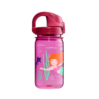 Nalgene Grip-n-Gulp Sustain бутилка за вода за деца, розов mermaid, 0,35 L