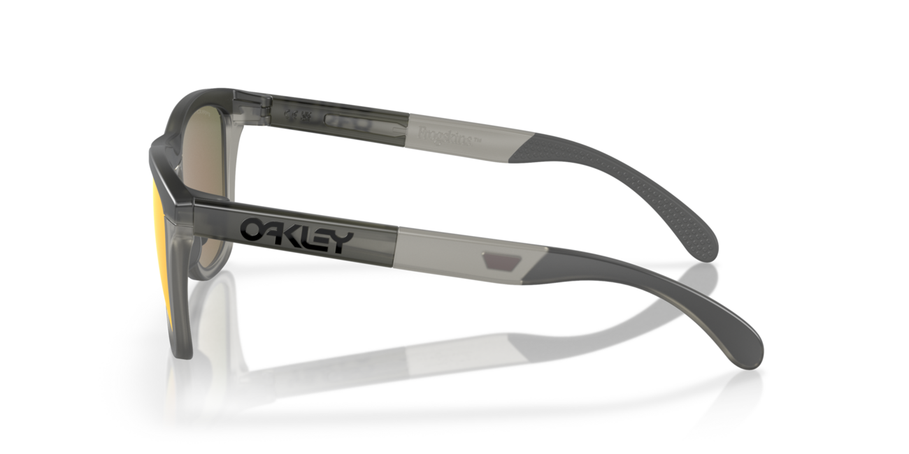 Oakley FROGSKINS RANGE слънчеви очила със сива матова рамка/сив дим и с лещи Prizm Ruby 55