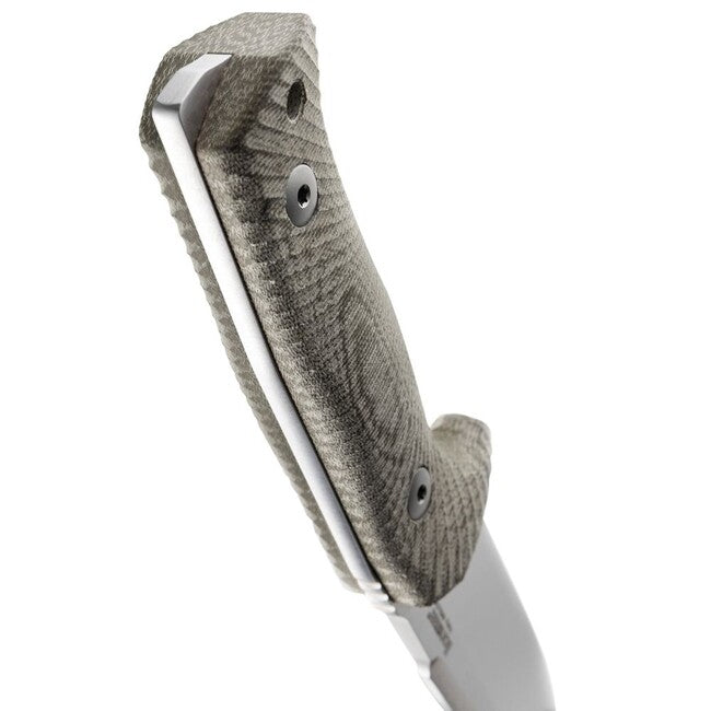Lionsteel T5 CVG средно дълъг нож с дръжка от микарта