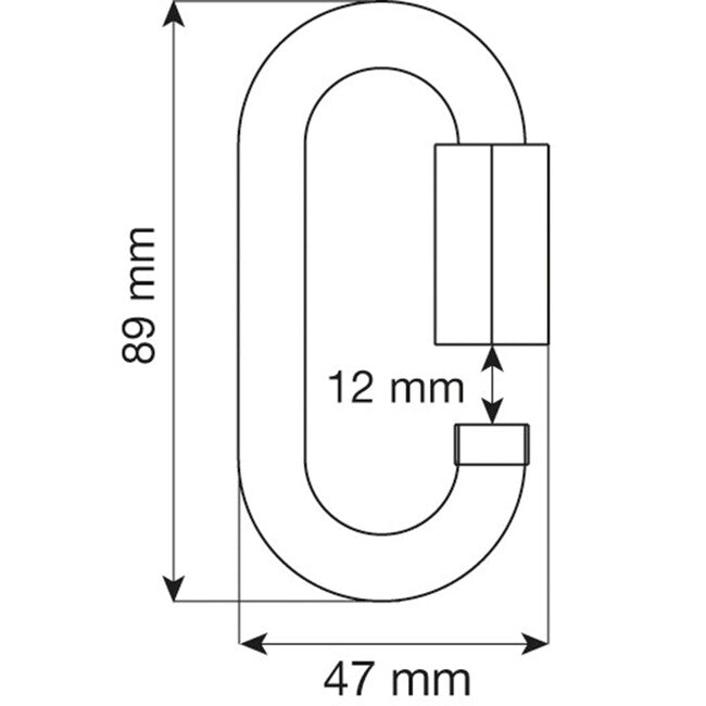 CAMP Oval Quick Link комплект 5 бр. Mailony 10 mm