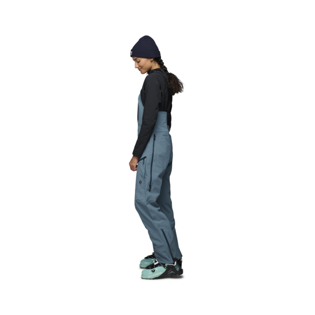 Black Diamond Recon Stretch Bibs панталон дамски с тракми, поточно синьо