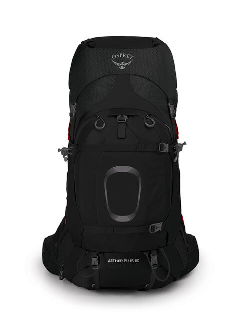 OSPREY AETHER PLUS 60 туристическа раница, черна
