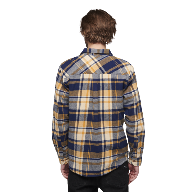 Black Diamond Project Flannel флис риза мъжка, индиго-златно каре
