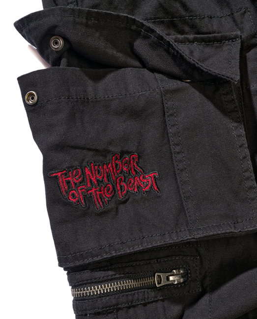 Brandit Iron Maiden The Number of The Beast шорти Savage черно edition, черни