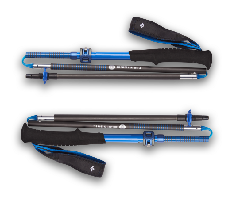 Black Diamond Distance Carbon Тракингови пръчки Flz, светлосиньо