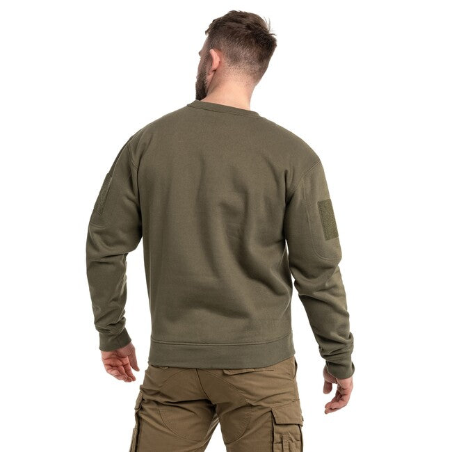 Mil-Tec Tactical φούτερ με στρογγυλό λαιμό, ranger green