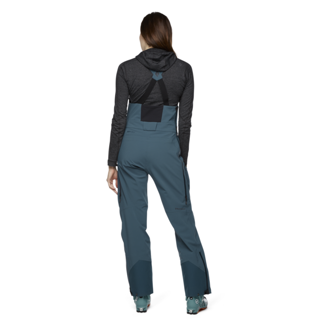 Black Diamond Recon Stretch Bibs панталон дамски с тракми, азурит