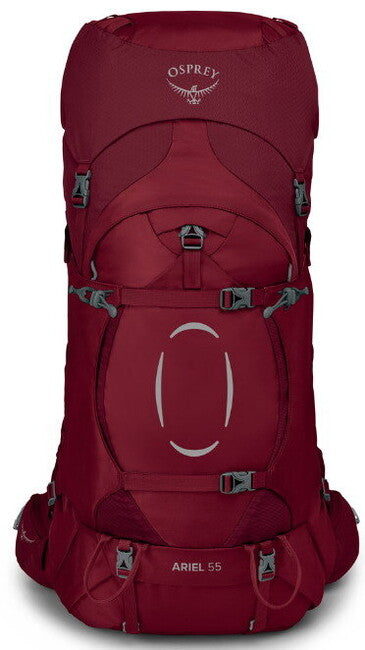 OSPREY ARIEL 55 II туристическа раница, бордо червена