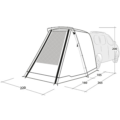 Outwell Sandcrest S палатка