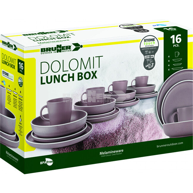 Brunner Lunch Box Dolomit готварски комплект, лилав
