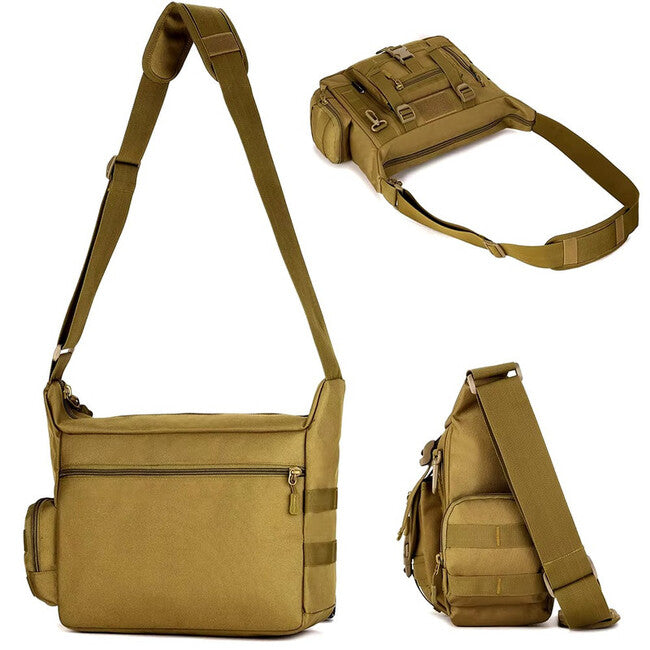 DRAGOWA Tactical Shrapnel чанта тактическа на рамо, койот