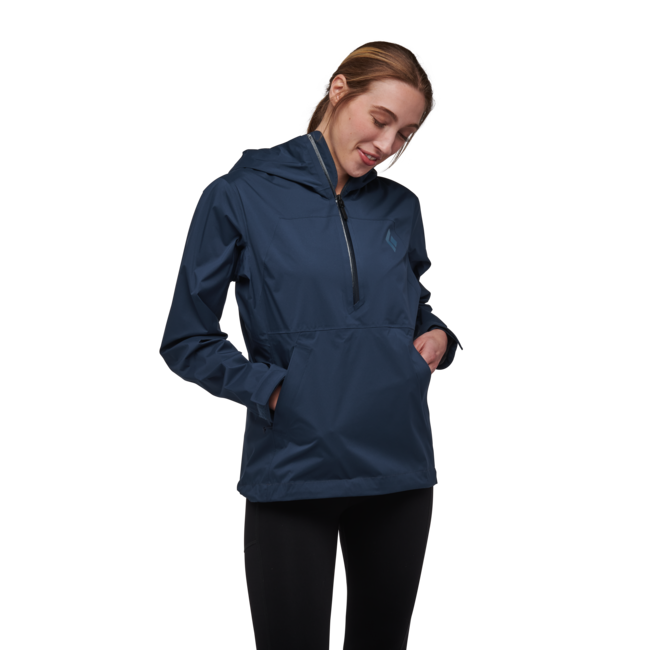 Black Diamond Stormline Stretch анорак непромокаема яке, дамски, индиго