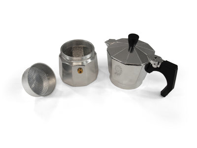 Origin Outdoors Espresso кафеварка на 3 чаши, неръждаема