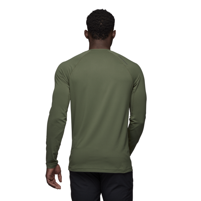 Black Diamond Alpenglow Crew тениска мъжка с дълъг ръкав, тундра