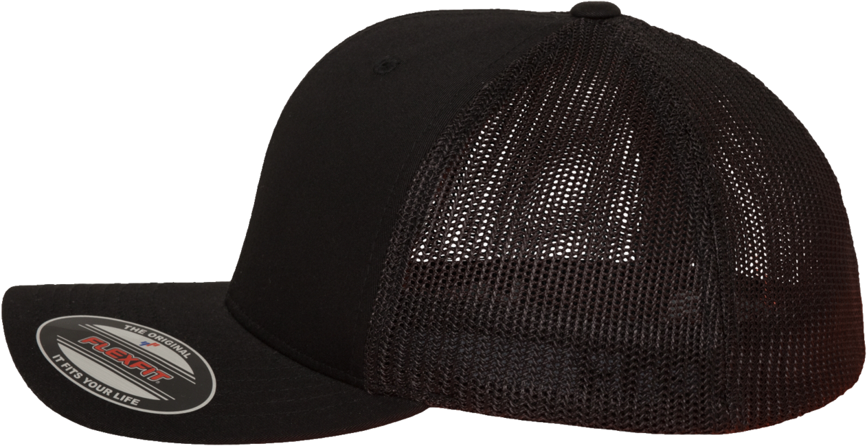 Brandit Flexfit Mesh Trucker мрежеста шапка с козирка, черна