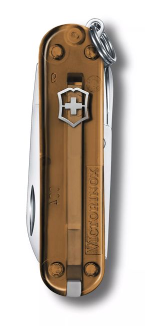 Victorinox Classic SD Джобен нож Transparent, кафяв