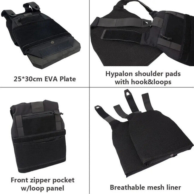 DRAGOWA Tactical Lightning елек тактически, черен