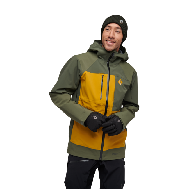 Black Diamond Recon Stretch Pro Shell ски яке мъжко, тундра-кехлибар