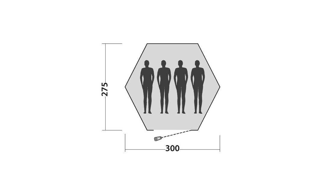 Easy Camp Bolide 400 палатка Tipi-Tent 4 човека EasyCamp, зелена