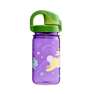 Nalgene Grip-n-Gulp Sustain детска бутилка за вода 0,35 L, лилав jackalope