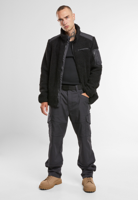 Brandit Ramble яке флисов мъжко Teddyfleece, черно
