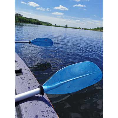 BasicNature двойно весло, синьо, 230 cm