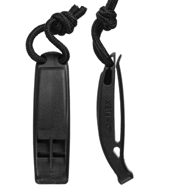 Mil-Tec Molle тактически свирка, черна