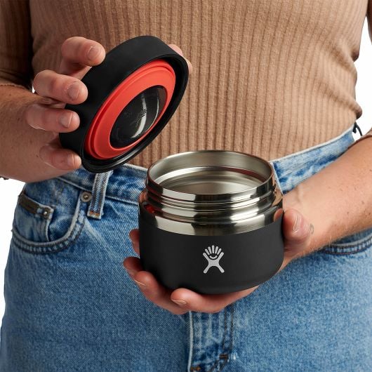 Hydro Flask Insulated Food Jar тертоска за храна 355 ml 12 OZ, черна