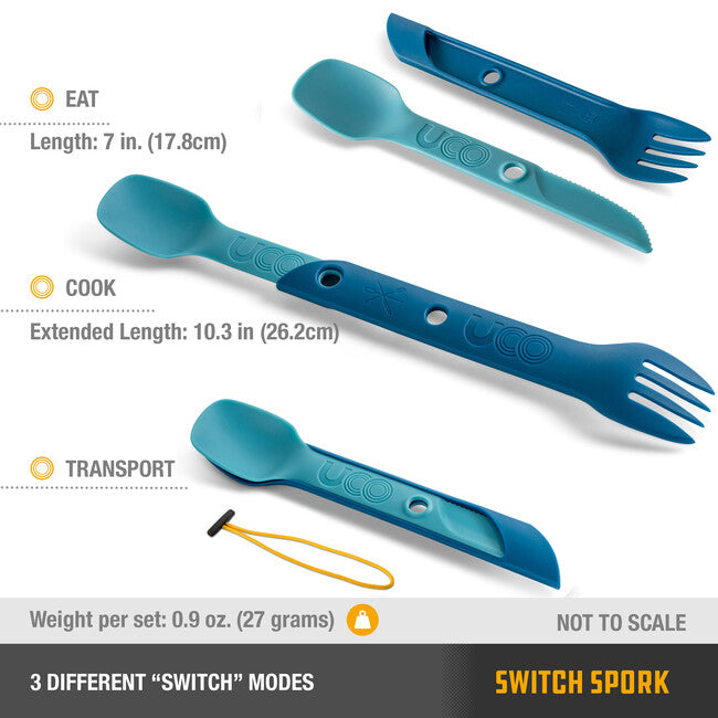 UCO Switch klasična набор прибори Spork синя