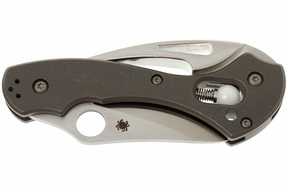 Spyderco Tusk джобен нож 6 см, сив, титан