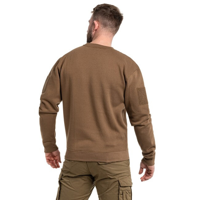 Mil-Tec Tactical φούτερ με στρογγυλό λαιμό, dark coyote