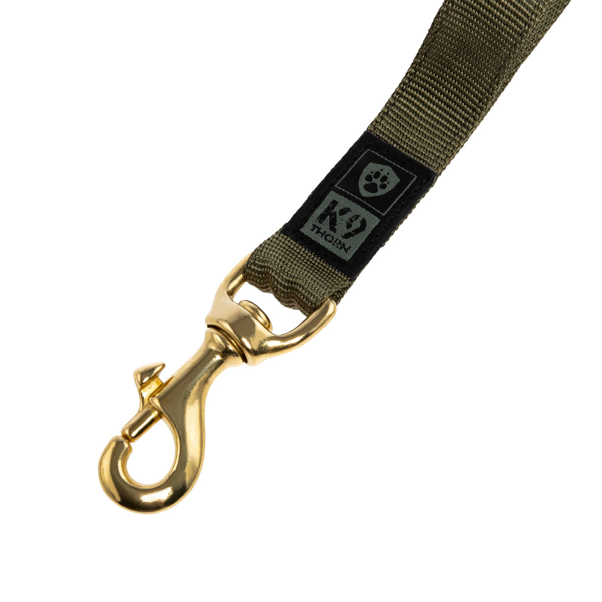 K9 Thorn vodítko s tlmičom, olivové, 150 cm